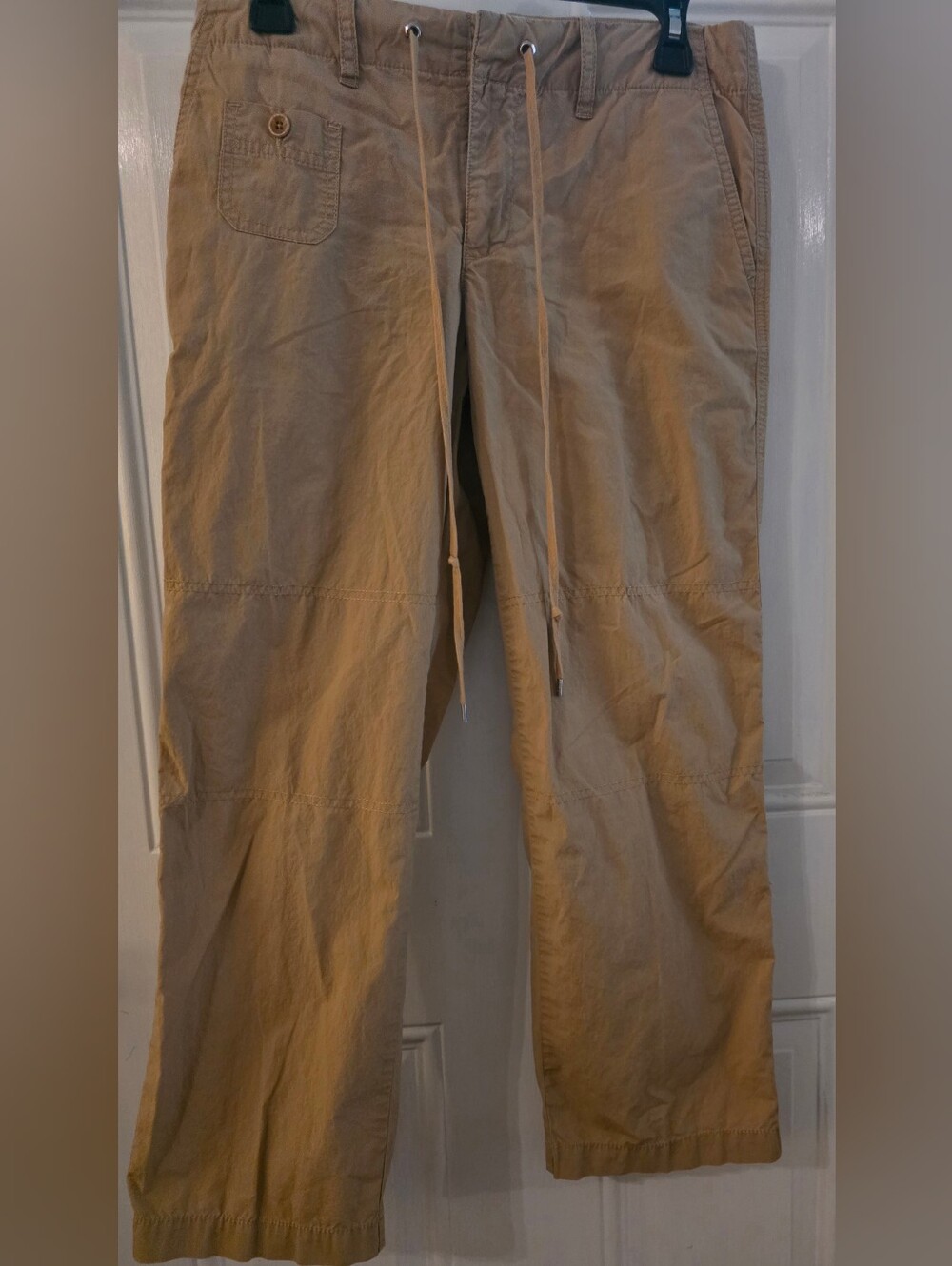 Lauren Ralph Lauren Tan Drawstring Pants